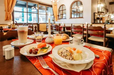 Essen im Hotel oder in der Nähe