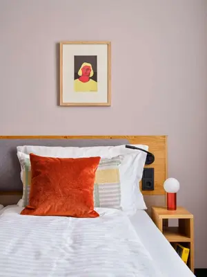 Ein Bett oder Betten in einem Zimmer der Unterkunft Flemings Hotel München-Schwabing