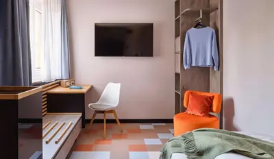 TV/Unterhaltungsangebot in der Unterkunft Flemings Hotel München-Schwabing