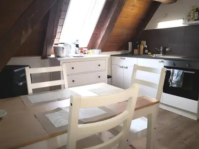 Küche/Küchenzeile in der Unterkunft Appartement 1856