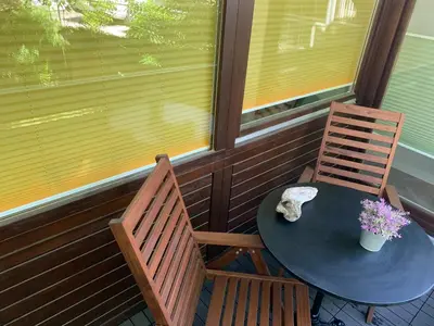 Blick auf einen Fluss in der Nähe der Ferienwohnung