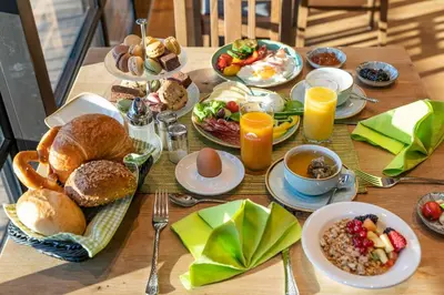 Essen in der Pension oder in der Nähe