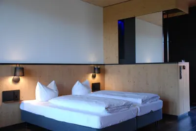 Ein Bett oder Betten in einem Zimmer der Unterkunft Gasthof-Hotel Höhensteiger