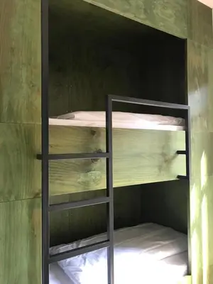 Ein Etagenbett oder Etagenbetten in einem Zimmer der Unterkunft Gasthof-Hotel Höhensteiger