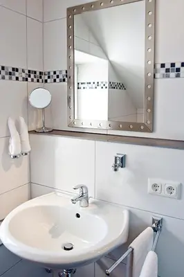 Ein Badezimmer in der Unterkunft Hotel Garni Ammergauer Hof