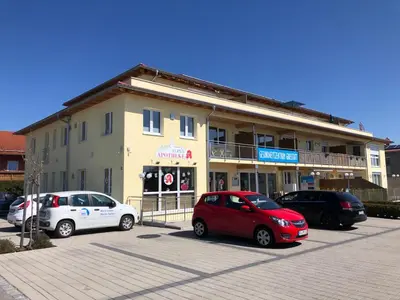 Das Gebäude in dem sich die Ferienwohnung befindet