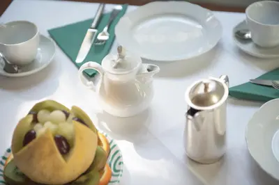 Essen im Hotel oder in der Nähe