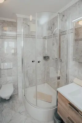 Ein Badezimmer in der Unterkunft Lechpark Hotel