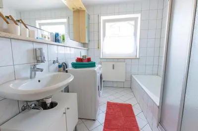 Ein Badezimmer in der Unterkunft Ferienwohnung Salzburg