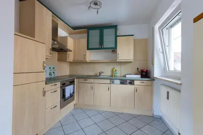 Küche/Küchenzeile in der Unterkunft Ferienwohnung Salzburg