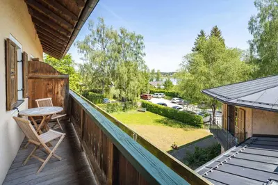 Ein Balkon oder eine Terrasse in der Unterkunft Hotel Oberwirt