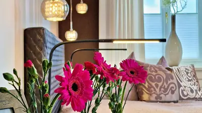 Ein Sitzbereich in der Unterkunft Boutique Hotel POST ANDECHS
