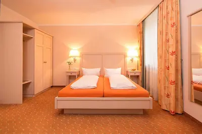 Ein Bett oder Betten in einem Zimmer der Unterkunft Villa Arborea
