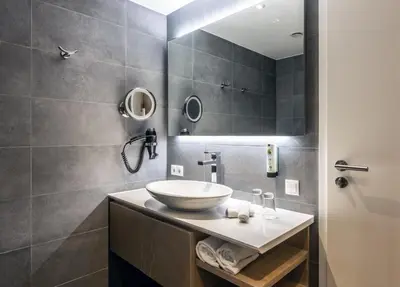 Ein Badezimmer in der Unterkunft Karma Bavaria