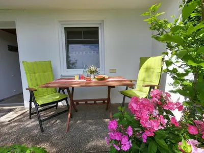 Ein Garten an der Unterkunft Ferienwohnung Vroni