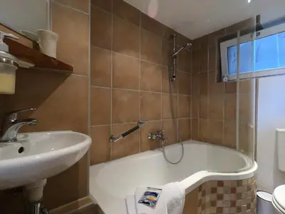 Ein Badezimmer in der Unterkunft Ferienwohnung Vroni