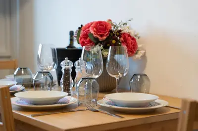 Getränke in der Unterkunft Ferienwohnung Wendelstein