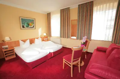Ein Bett oder Betten in einem Zimmer der Unterkunft Gasthof Prinzregent Superior