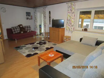 TV/Unterhaltungsangebot in der Unterkunft Ferienwohnung Sabine