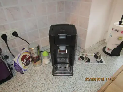 Kaffee-/Teezubehör in der Unterkunft Ferienwohnung Sabine