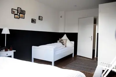 Ein Bett oder Betten in einem Zimmer der Unterkunft Bauernhaus am Sallingbach