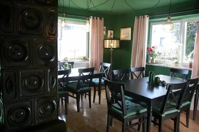 Ein Sitzbereich in der Unterkunft Bauernhaus am Sallingbach