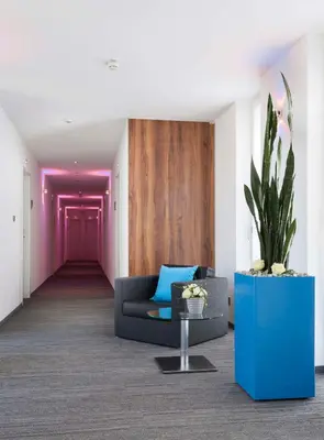Ein Sitzbereich in der Unterkunft Best Western Hotel am Europaplatz