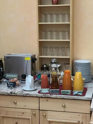 Küche/Küchenzeile in der Unterkunft Gästehaus Maria