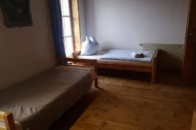 Ein Bett oder Betten in einem Zimmer der Unterkunft 2 Ferienhaus Andermichlhof