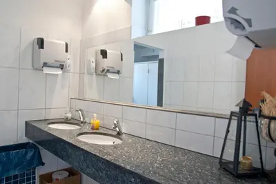 Ein Badezimmer in der Unterkunft Gasthof Stocker