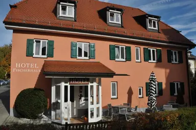 Das Gebäude in dem sich die Pension befindet