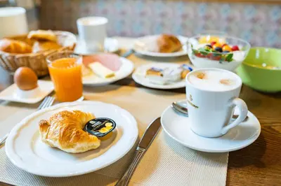 Essen in der Pension oder in der Nähe