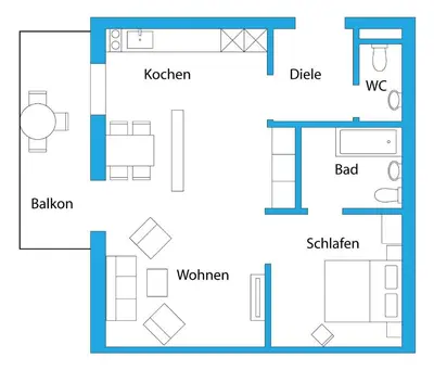 Grundriss der Unterkunft 3 Sterne Komfortable Ferienwohnung mit einem Traum Blick zu den Bergen Sauna Spielzimmer Küche Garage 27