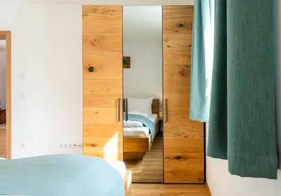 Ein Bett oder Betten in einem Zimmer der Unterkunft Ferienwohnungen Zober am Mühlbach