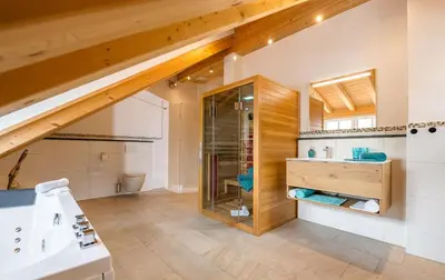 Ein Badezimmer in der Unterkunft Ferienwohnungen Zober am Mühlbach