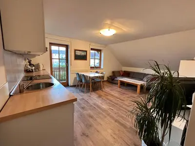 Küche/Küchenzeile in der Unterkunft Fewo Susi Allgäu