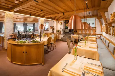Ein Sitzbereich in der Unterkunft Kneipp-Kurhotel Steinle