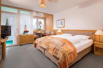 Ein Bett oder Betten in einem Zimmer der Unterkunft Kneipp-Kurhotel Steinle