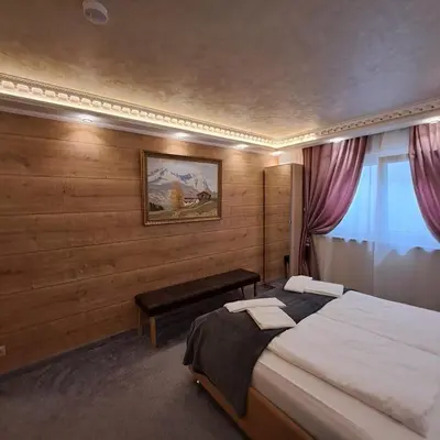 Ein Bett oder Betten in einem Zimmer der Unterkunft Golden GaPa Budget-Studio 3