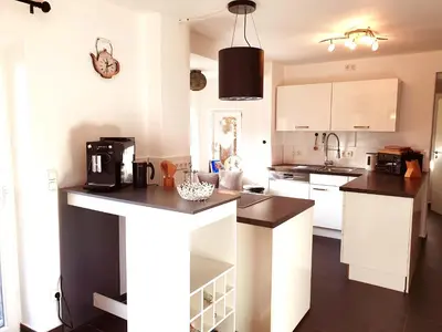 Küche/Küchenzeile in der Unterkunft Ferienhaus Kaiserblick