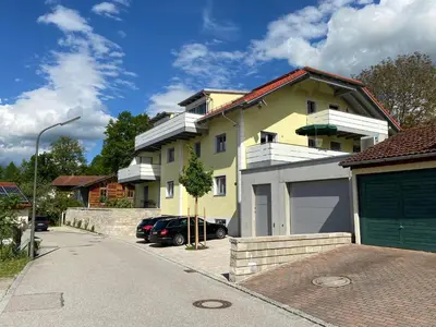 Das Gebäude in dem sich die Ferienwohnung befindet