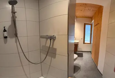 Ein Badezimmer in der Unterkunft Ökohotel aus Holz Alea Eco