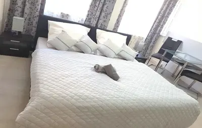 Ein Bett oder Betten in einem Zimmer der Unterkunft Neuburg City Apartments
