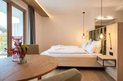 Ein Bett oder Betten in einem Zimmer der Unterkunft Danner-Hof