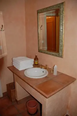 Ein Badezimmer in der Unterkunft Hotel Seiserhof & Seiseralm