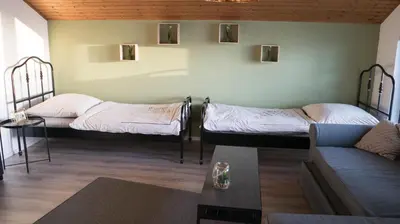 Ein Bett oder Betten in einem Zimmer der Unterkunft Work & stay Vohburg near Ingolstadt