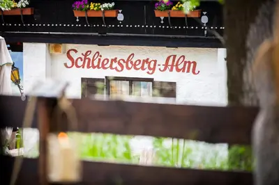 Ein Zertifikat, Auszeichnung, Logo oder anderes Dokument, das in der Unterkunft Schliersberg Alm ausgestellt ist