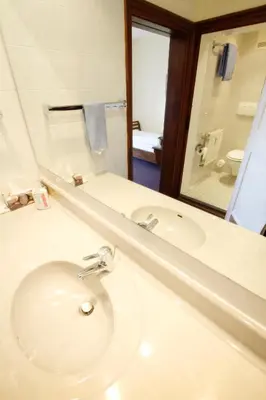 Ein Badezimmer in der Unterkunft Schliersberg Alm