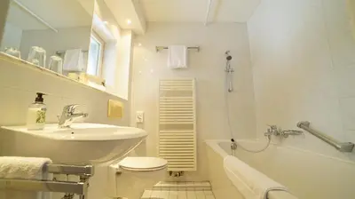 Ein Badezimmer in der Unterkunft Schliersberg Alm