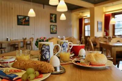 Essen im Hotel oder in der Nähe
